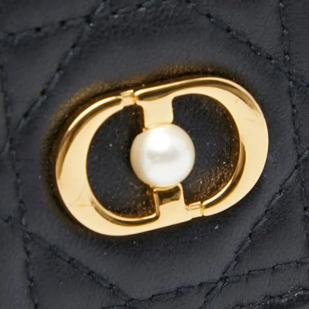 Dior Jolie Glycine Cannage Lambskin Wallet